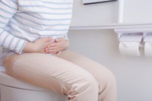 尿もれに困っている女性